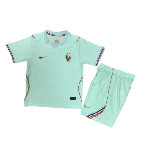 France World Cup 2026 Away Kids Short Sleeve Kit & Jersey + Shorts Fan Version