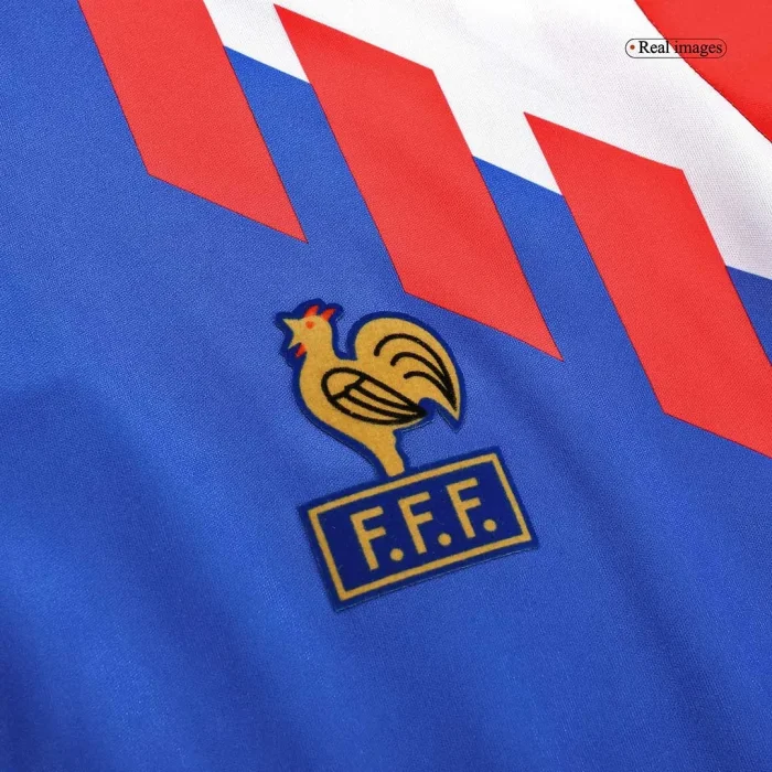 1990 France Retro Jersey Home World Cup