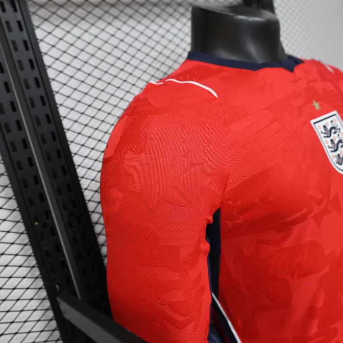 England World Cup 2026 Away Long Sleeve Kit & Jersey Player Version