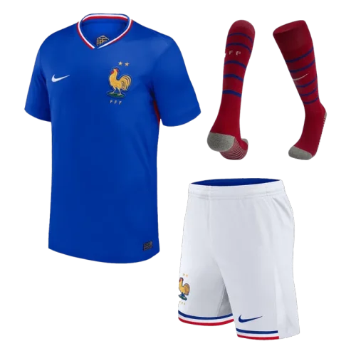 2024 France Home Whole Kit(Jersey+Shorts+Socks) Euro