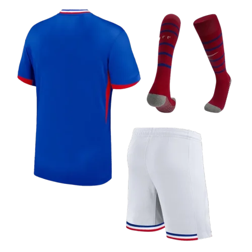 2024 France Home Whole Kit(Jersey+Shorts+Socks) Euro