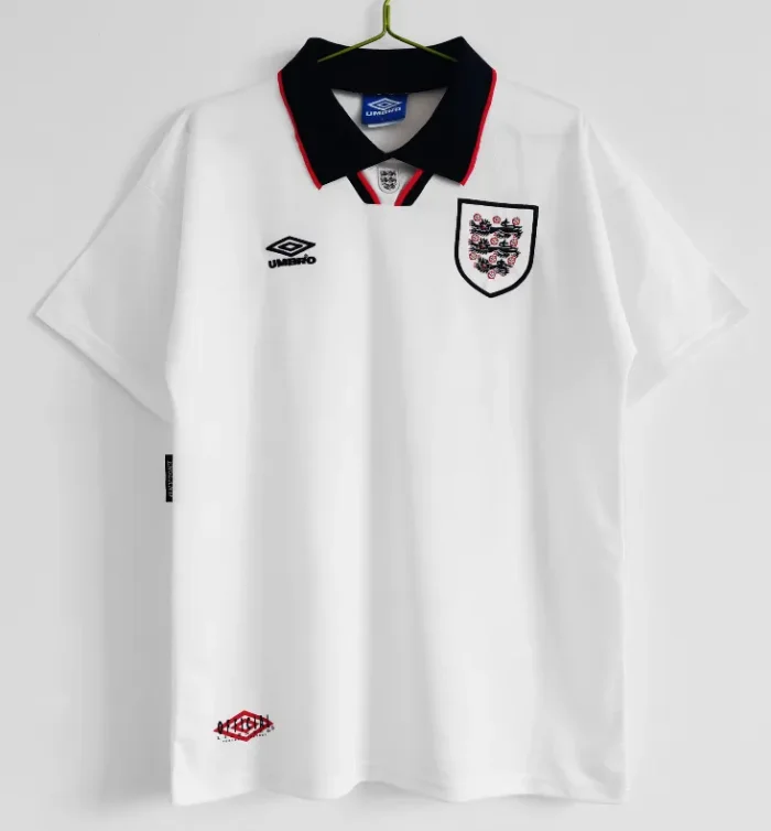 1994/95 England Retro Soccer Jersey Home Replica