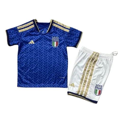 2025-26 ltaly World Cup Home Kids Football jersey Kit Fan version