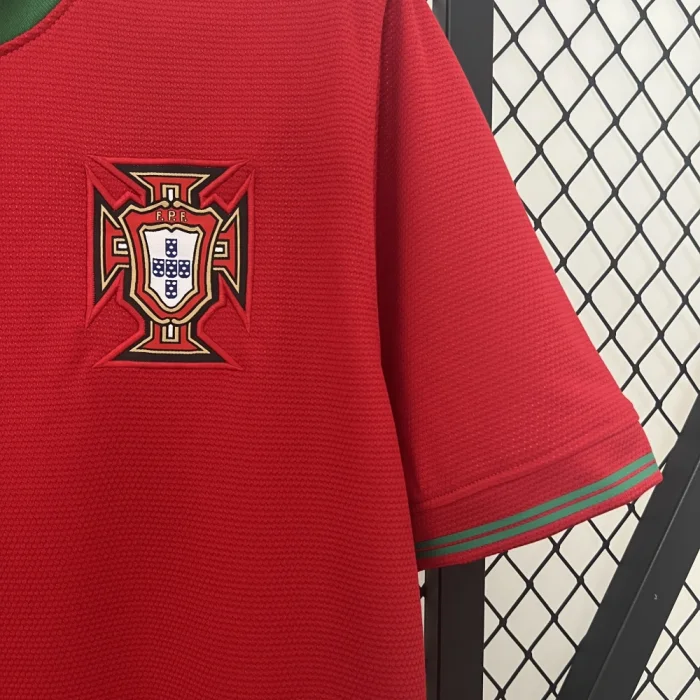 2012 Portugal Retro Home Soccer Jersey Fan Version