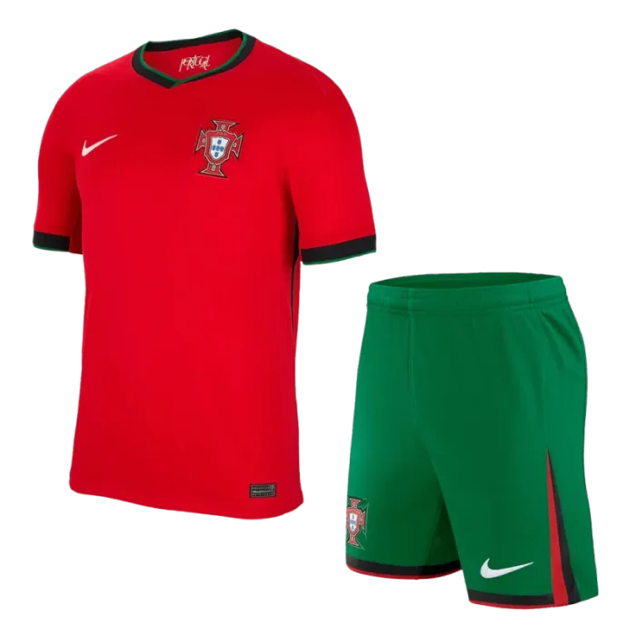 2024 Portugal Home Kit(Jersey+Shorts) Euro