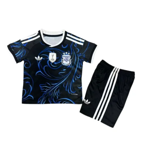 Argentina World Cup 2026 Away Kids Kit & Jersey + Shorts Fan Version