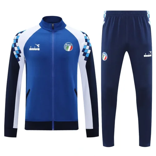 2025 Italy Chandal Retro Football Tracksuits Long Jacket Suits