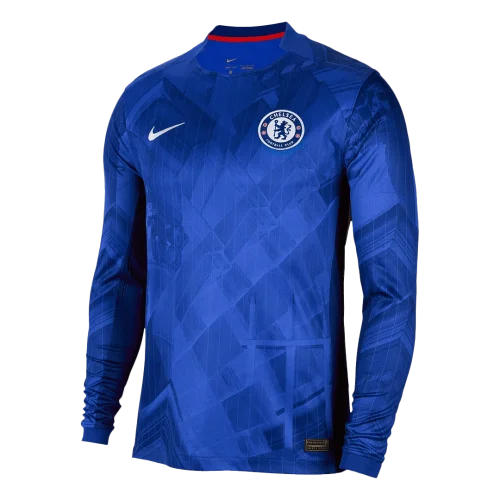 Chelsea Long Sleeve Jersey Home Football Shirt 2025-26
