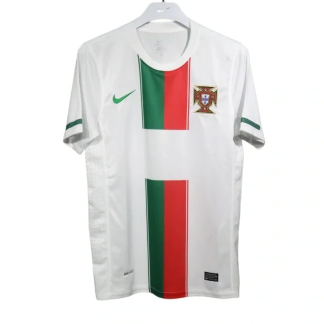 2010 Portugal Retro Away Soccer Jersey Fan Version