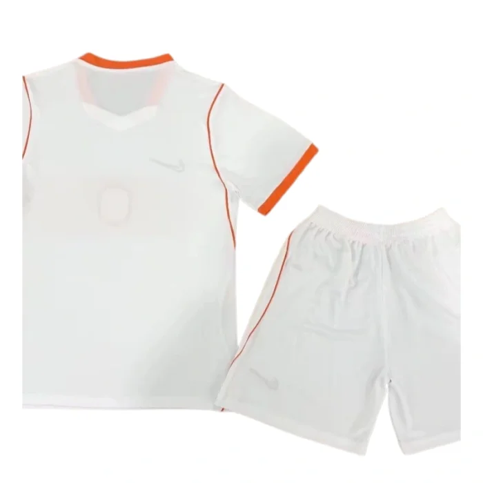 Netherlands 2026 World Cup Away Kids Short Sleeve Kit & Jersey Fan Version
