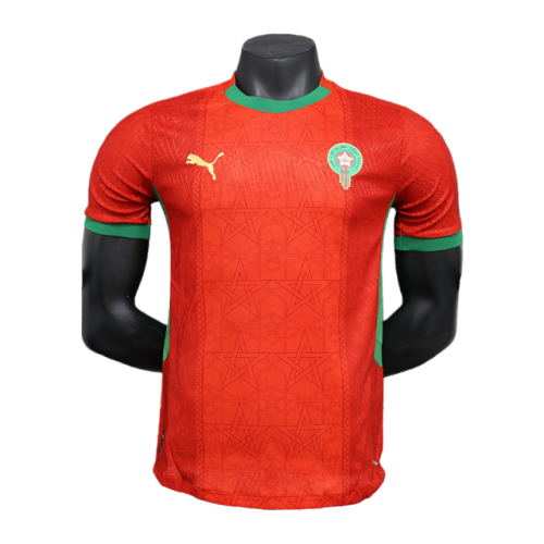 2025 Morocco Home Soccer Shirt Player Version