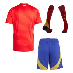 Spain Home Whole Kit(Jersey+Shorts+Socks) Euro 2024