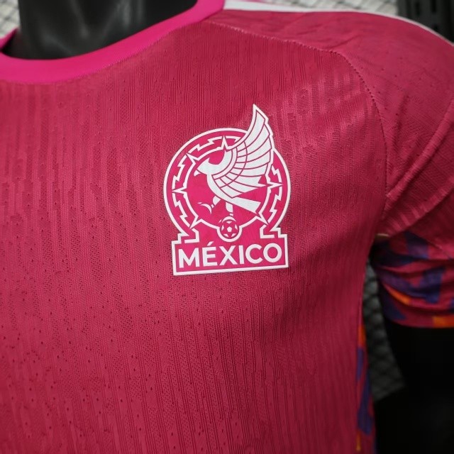 2026 Mexico pink Special Edition Training Uniform Football jersey Player edition