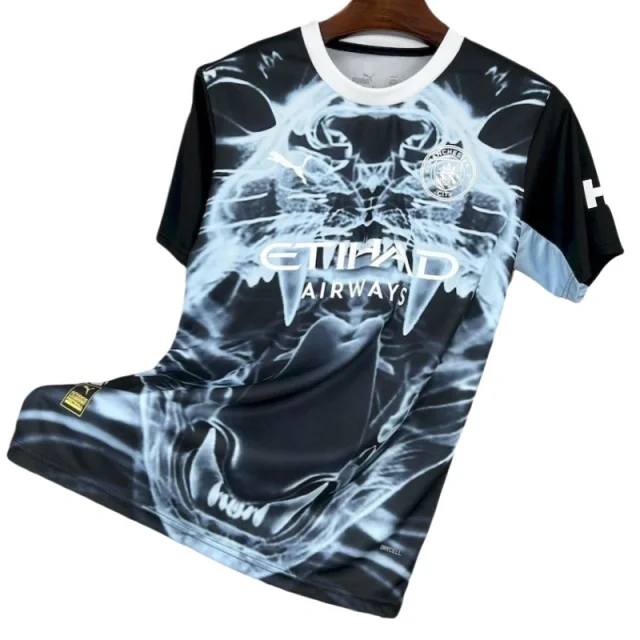 Manchester City Black And Blue Concept Version Football Jersey 2025/2026