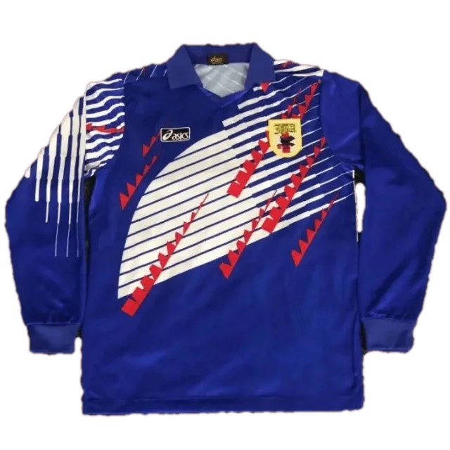Japan World Cup 1994 Retro Long Sleeve Soccer Jersey Home