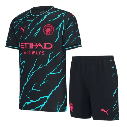 2023/24 Manchester City Third Away Kit Jersey+Shorts