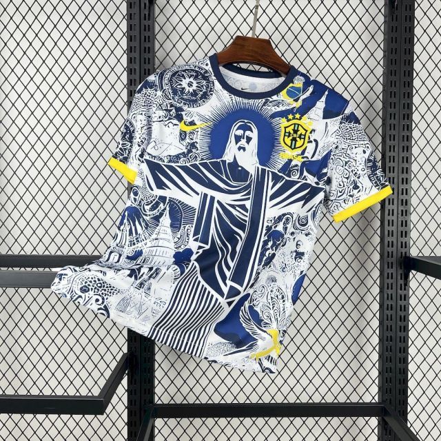 2025 Brazil X Christ Special Edition Football Shirt -Fan edition