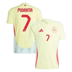 Spain Away Jersey RODRIGO #16 LAMINE YAMAL #19 MORATA #7 Euro 2024