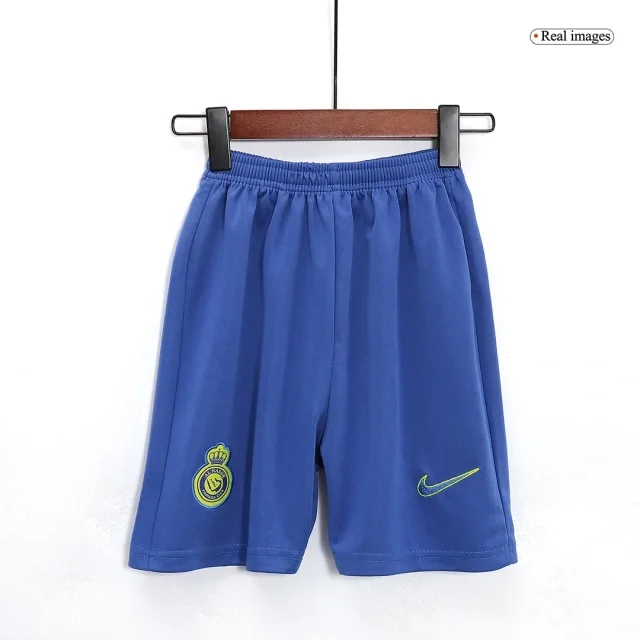 2023/24 Kids Al Nassr Home Whole Kit(Jersey+Shorts+Socks)