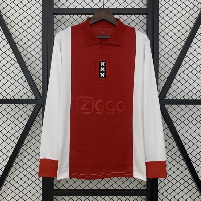 Ajax Jersey 125th Anniversary Shirt Long Sleeve 25-26