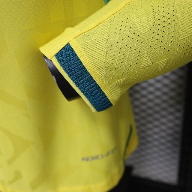 Brazil 2026 World Cup Home Long Sleeve Kit & Jersey Player Version