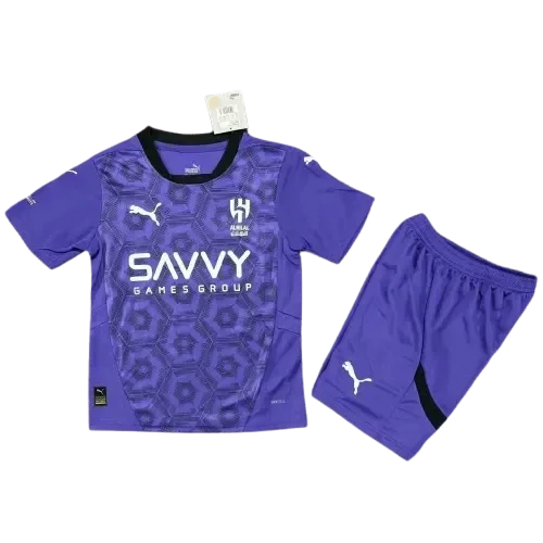 2024-25 Kids Al Hilal SFC Third Jersey(Shirt+Shorts)