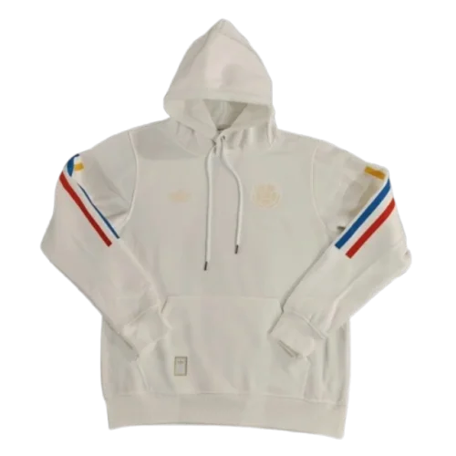 Colombia Nation 2024 100th Anniversary White Hoodie Jacket