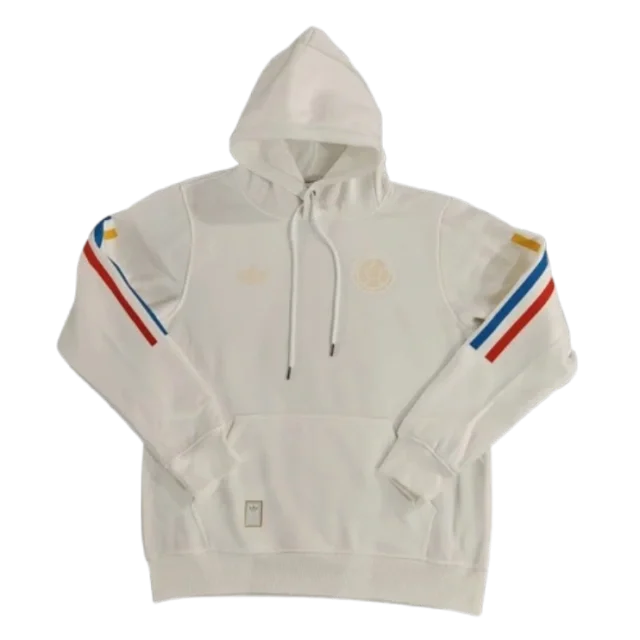 Colombia Nation 2024 100th Anniversary White Hoodie Jacket