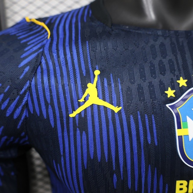 Brazil World Cup 2026 Away Long Sleeve Kit & Jersey Player Version