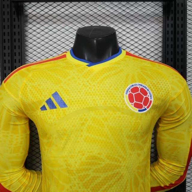 2026 Colombian World cup Home Long Sleeve football jersey Player edition