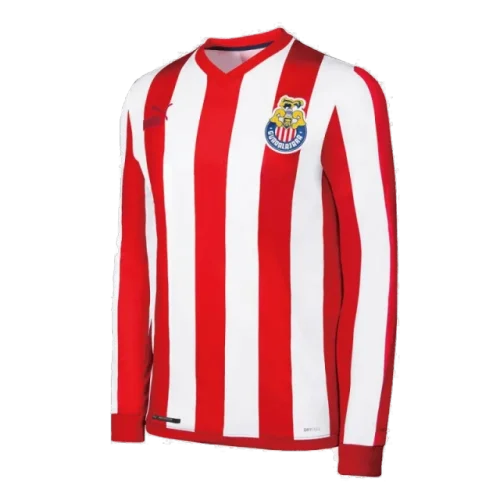 Chivas Guadalajara Soccer Jersey Home Long Sleeve Retro