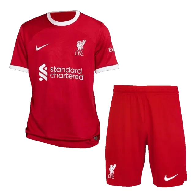 23-24 Liverpool Home Kit Shirt+Short
