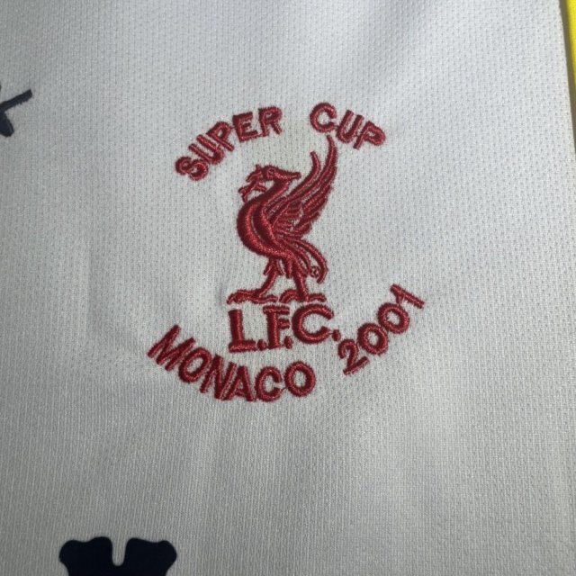 Retro Liverpool Away Football Jersey 2001/2002