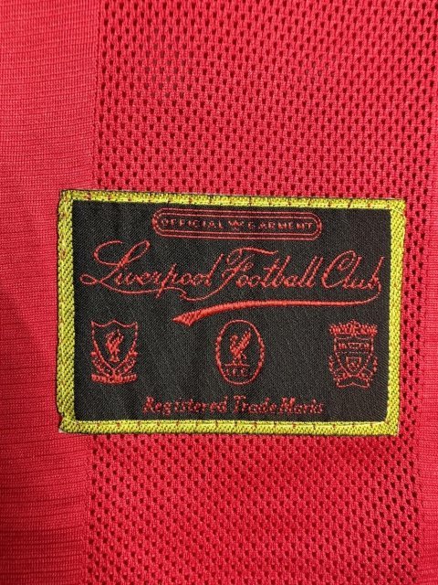 Retro Liverpool Home Football Jersey Long Sleeve 1995/1996