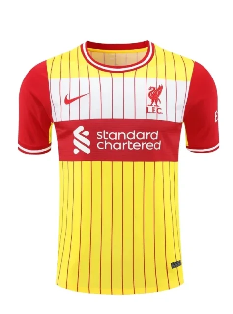 24-25 Liverpool Training Wear Yellow Suit Shirt