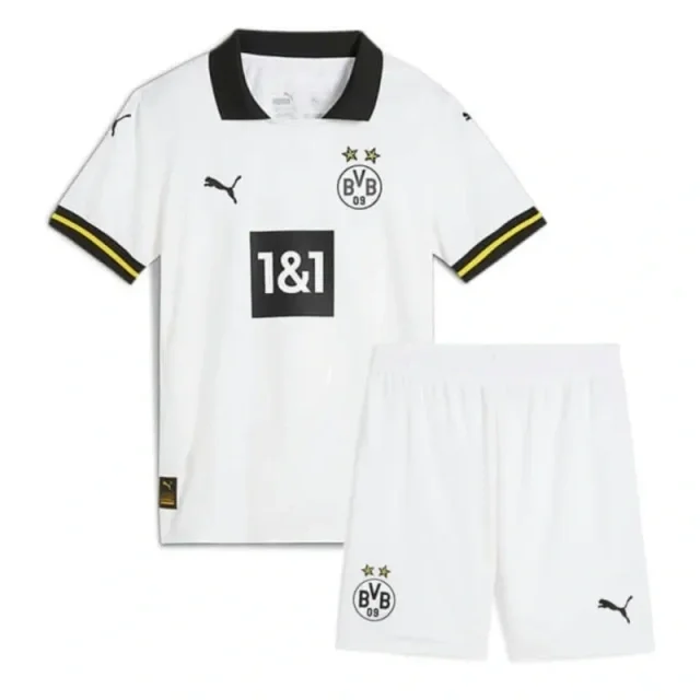 2024-25 Kids Borussia Dortmund Third Away Kits Football Jersey