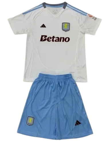 Kids Aston Villa Away Kits(Jersey+Shorts) 24/25