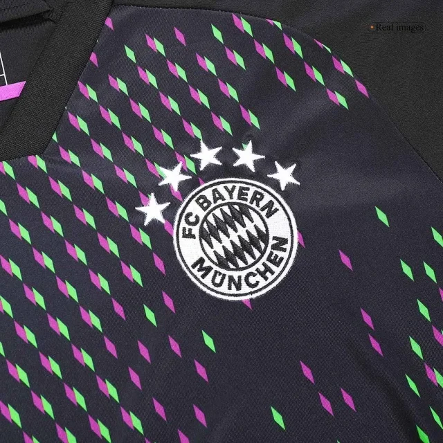 23-24 Bayern Munich Away Whole Kit （Jersey+Shorts+Socks）