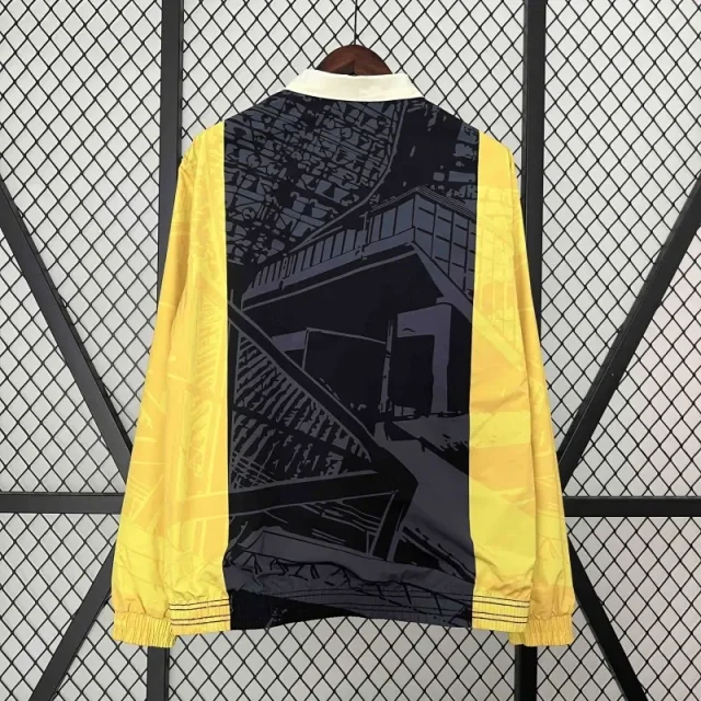 2024 Dortmund Trench Coat Reversible Windbreaker Double-Sides Jacket Sport