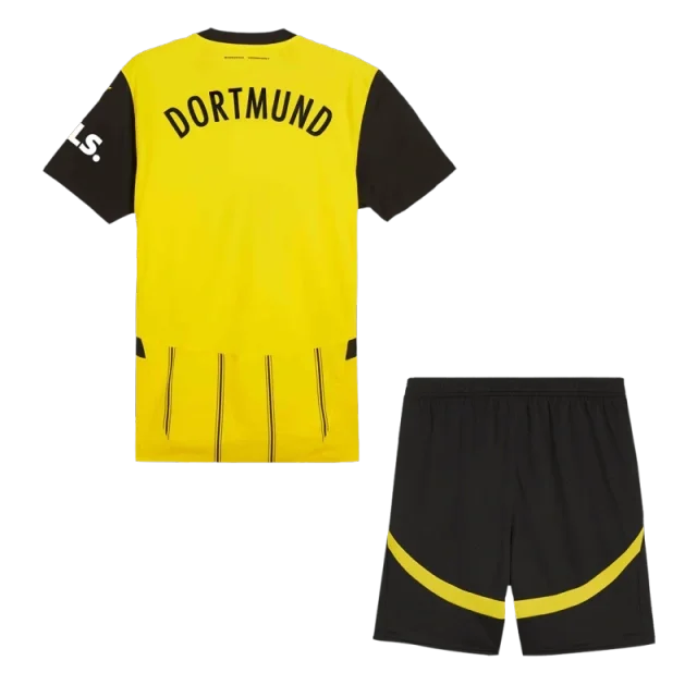 24-25 Borussia Dortmund Home Kids Kit Jersey+Shorts