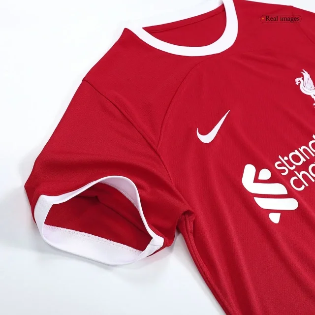 23-24 M.SALAH #11 VIRGIL #4 SZBOSZLAI #8 MAC ALLISTER #10 Liverpool Home Jersey