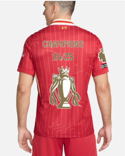 24-25 Liverpool Premier League Champions League Home Fan Edition Football Shirt