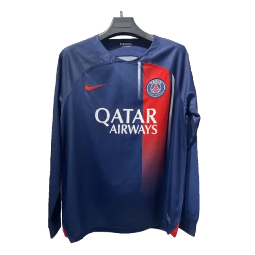 23-24 PSG Home Long Sleeve Jersey