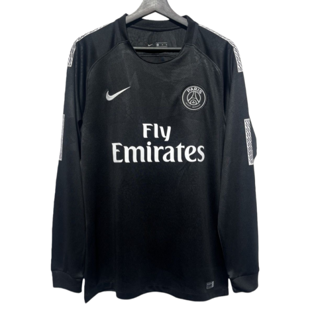 17-18 PSG Retro jersey Third Away Long Sleeve Soccer Shirt Fan version