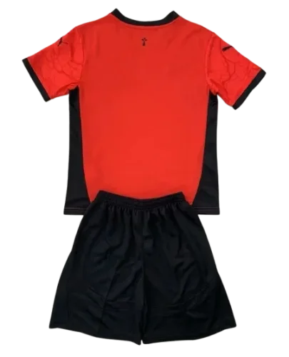Kids Stade Rennais Home Kits Jersey+Short 2024-25