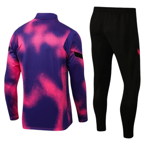 2024/2025 Paris Saint-Germain Half-Pull Training Suit Pink Football Shirt