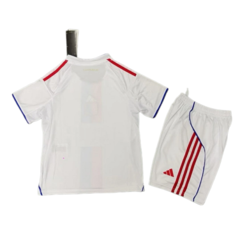 2025-26 olympique Lyonnais Away Kids Football jersey Kit Fan version