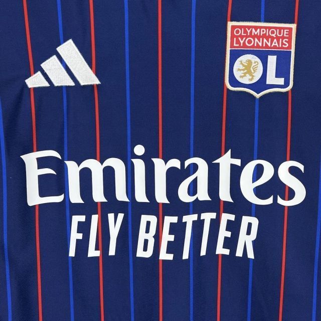 2025-26 olympique Lyonnais Away Football jersey Fan version