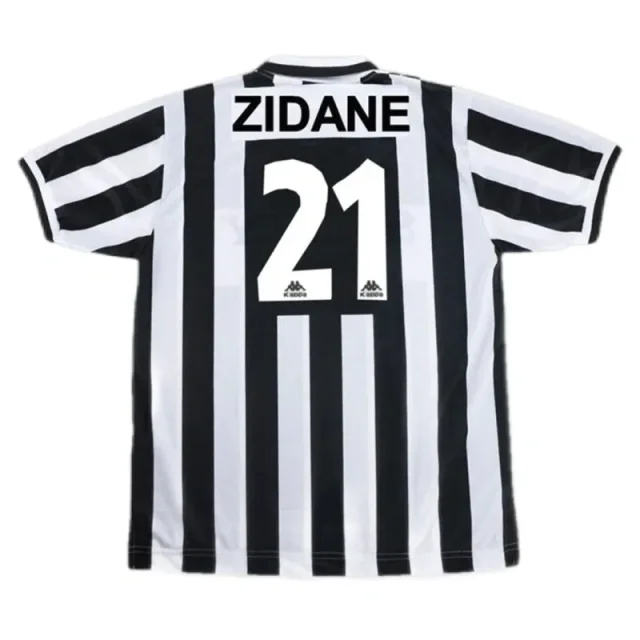 1996-97 Juventus Del Piero #10 Zidane #21 Retro Jersey Home Replica