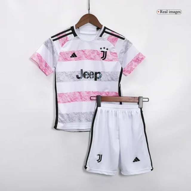 2023-24 Kids Juventus Away Kit Jersey+Short